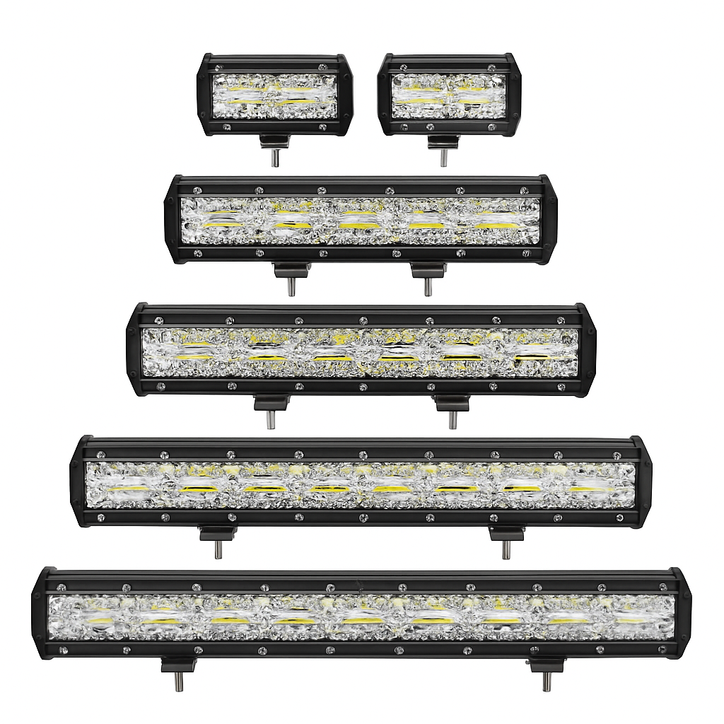LED бар работна лампа 12V 24V с прожектор и наводнител за офроуд превозни средства