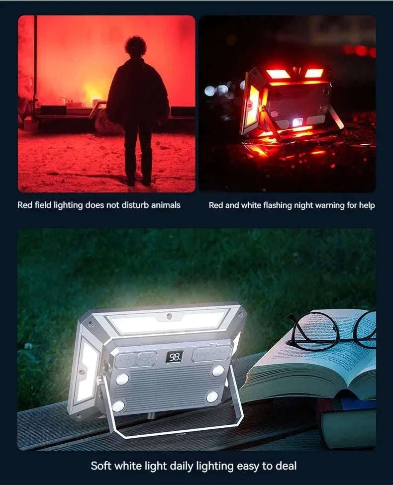 LED Camping Lantern with 1000 Lumens and Type-C Recharge-KXK-686