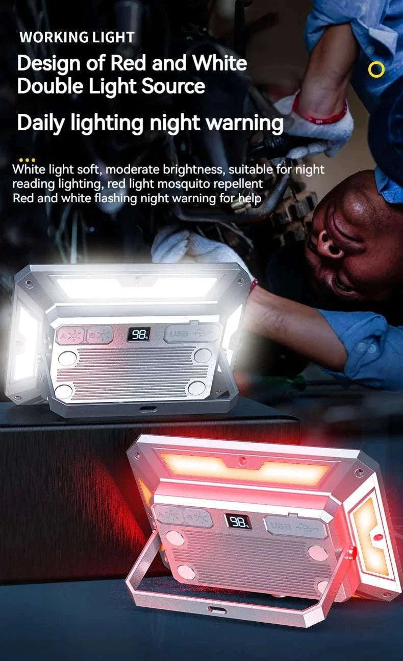 LED Camping Lantern with 1000 Lumens and Type-C Recharge-KXK-686
