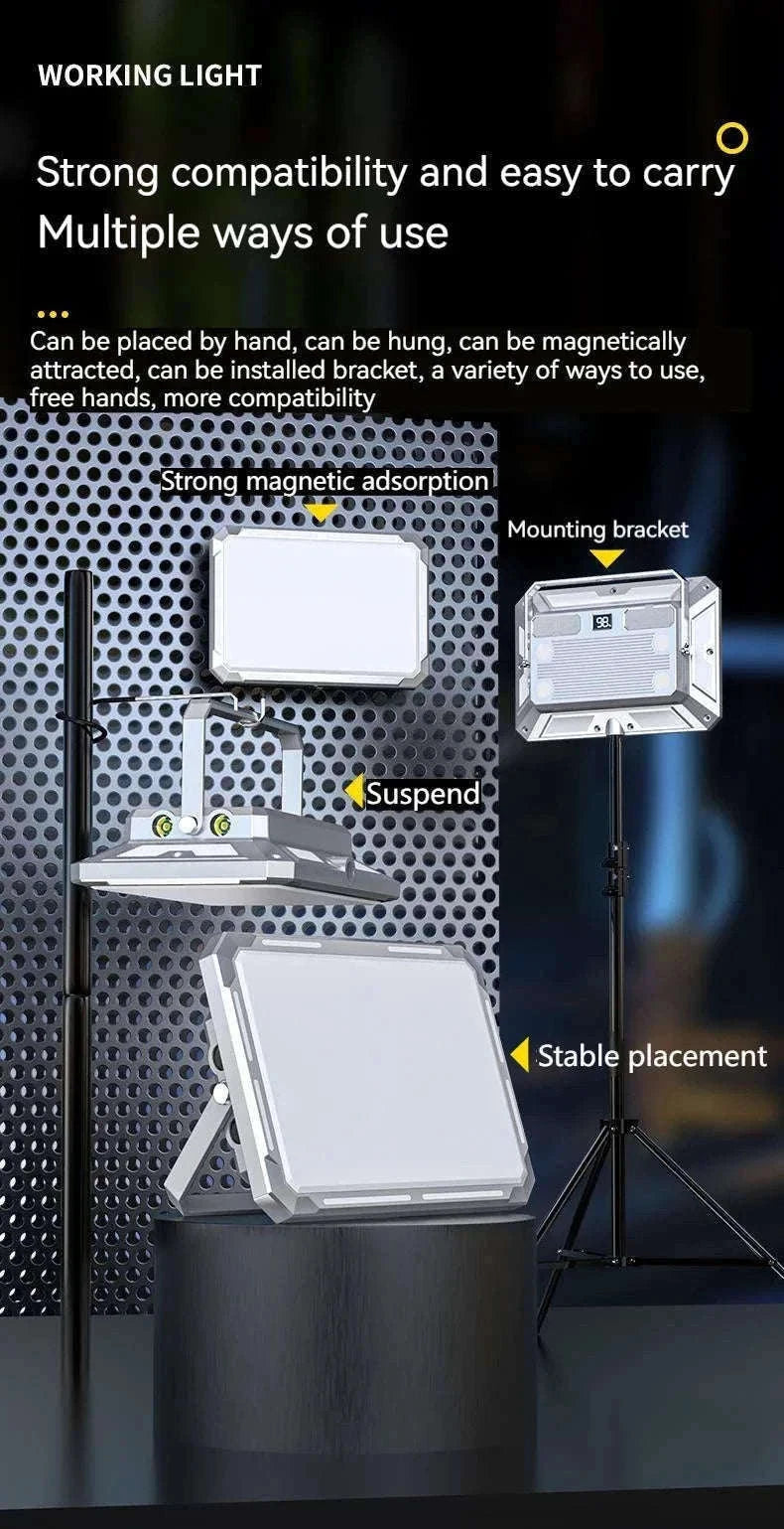 LED Camping Lantern with 1000 Lumens and Type-C Recharge-KXK-686