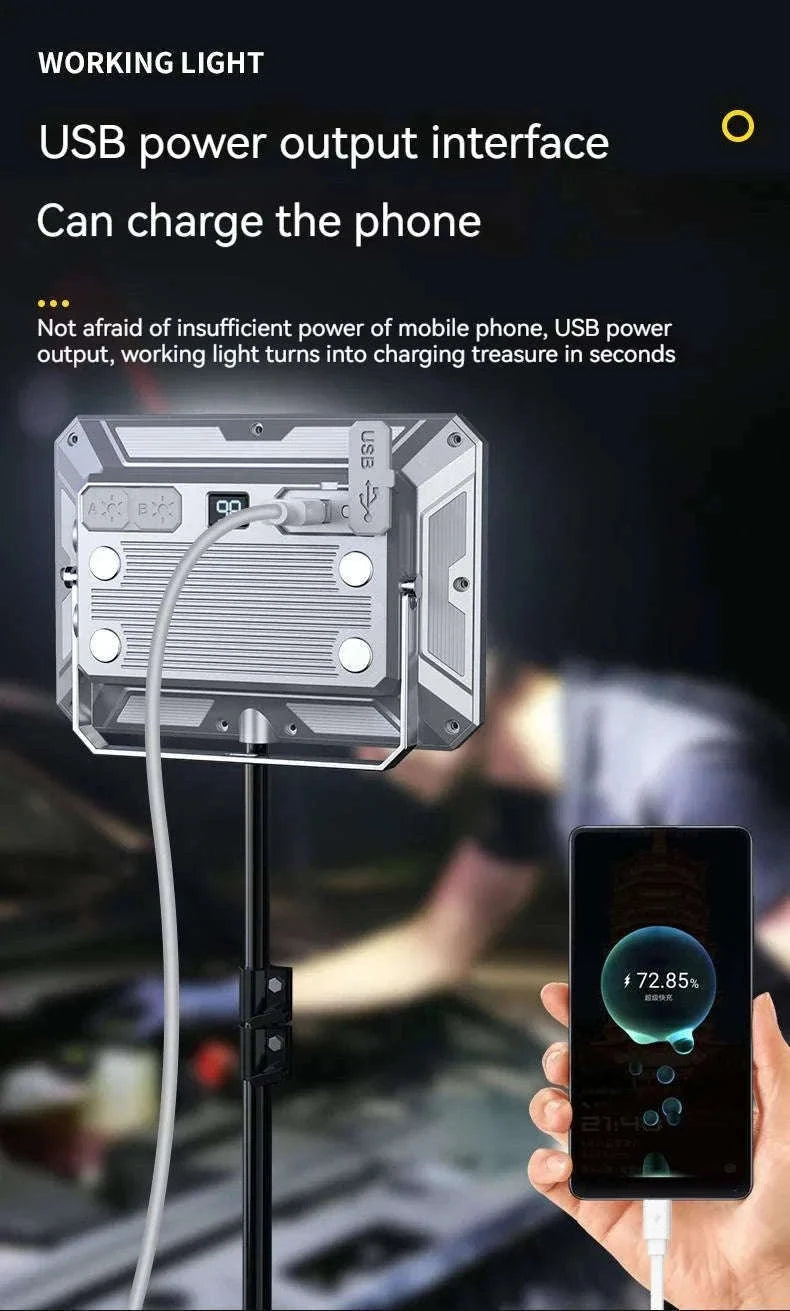 LED Camping Lantern with 1000 Lumens and Type-C Recharge-KXK-686