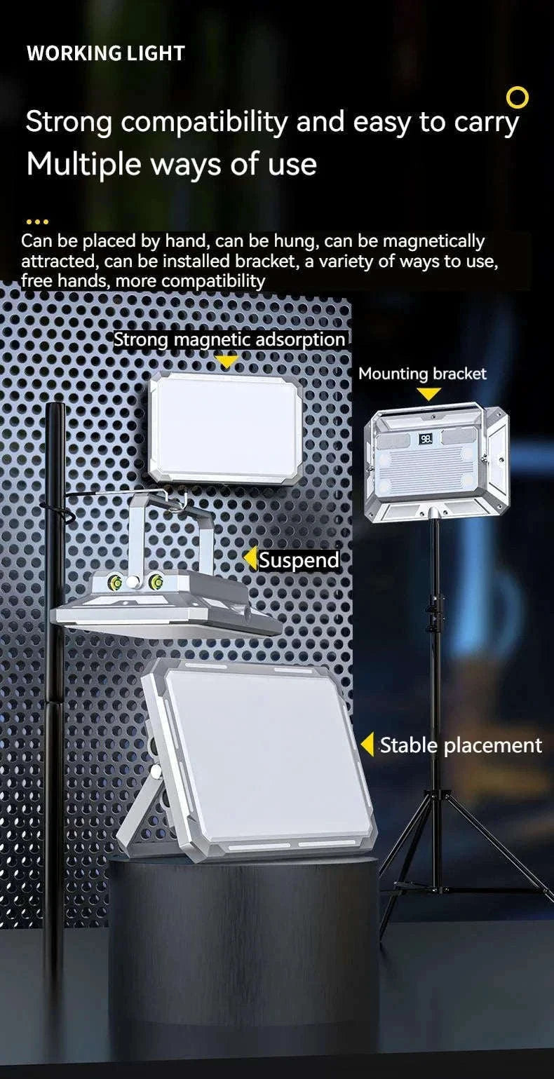 LED Camping Lantern with 1000 Lumens and Type-C Recharge-KXK-686