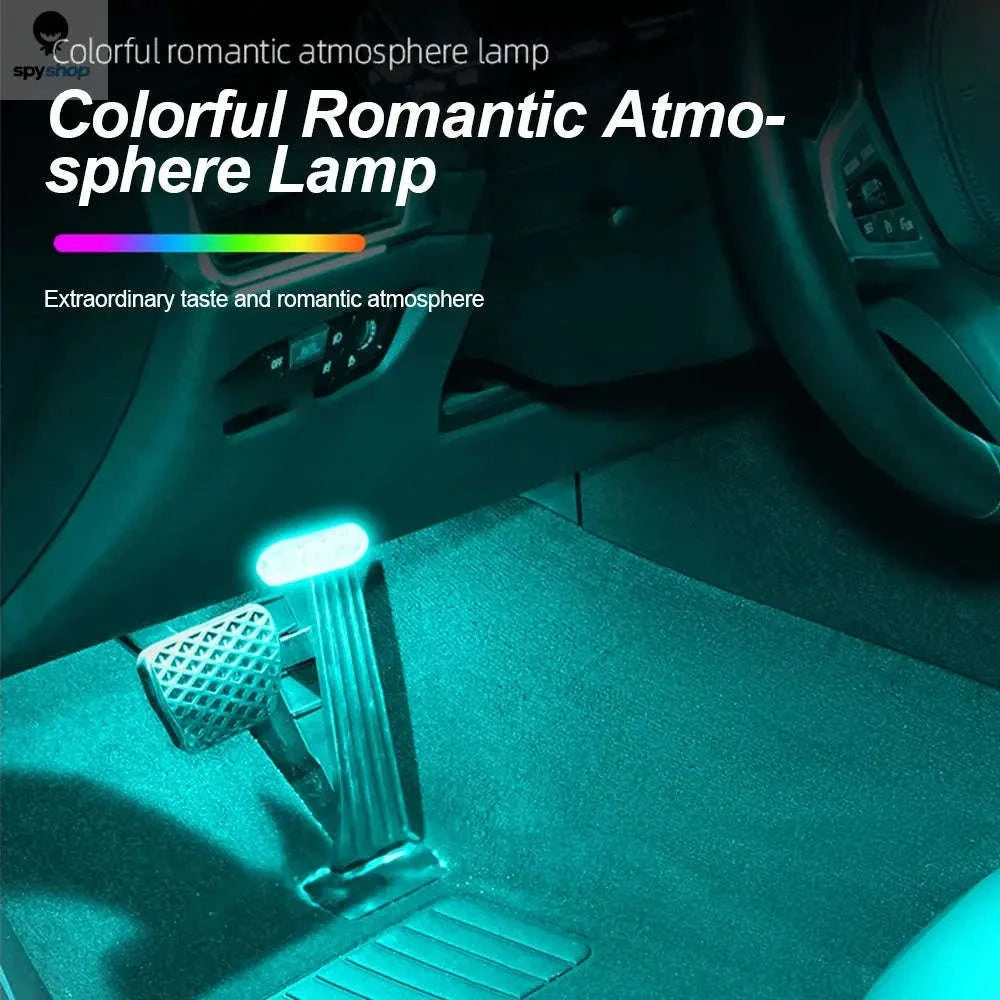 LED Car Mini Touch Light-1pc Pink Purple