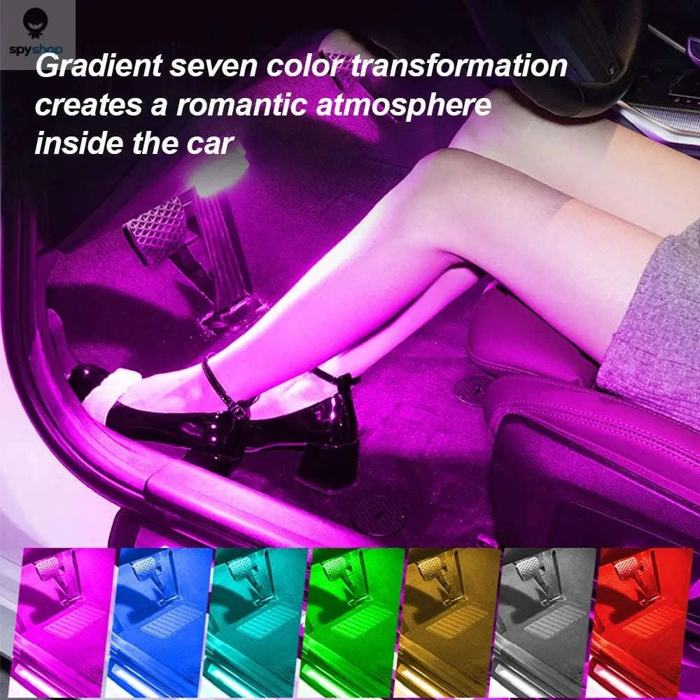 LED Car Mini Touch Light-1pc Pink Purple