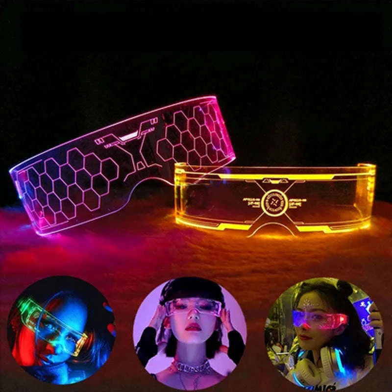 LED Cyberpunk Glasses for Futuristic Night Events-06Acrylic