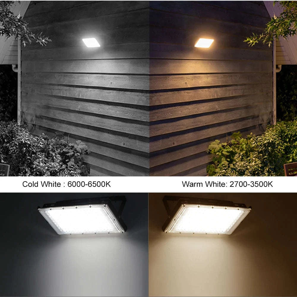 LED Flood Light Outdoor Waterproof Spotlight-1pcs / Warm White (2700-3500K) / 150W