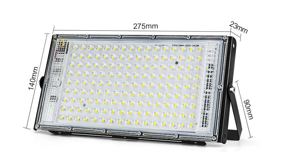 LED Flood Light Outdoor Waterproof Spotlight-1pcs / Warm White (2700-3500K) / 150W