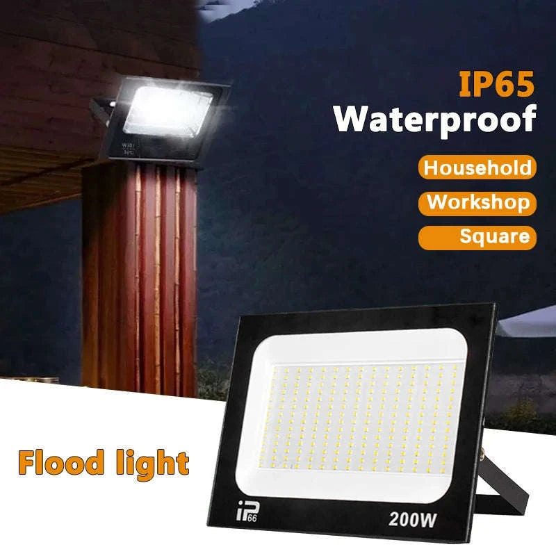 LED Flood Light Waterproof Outdoor Spotlight-50W-White Light