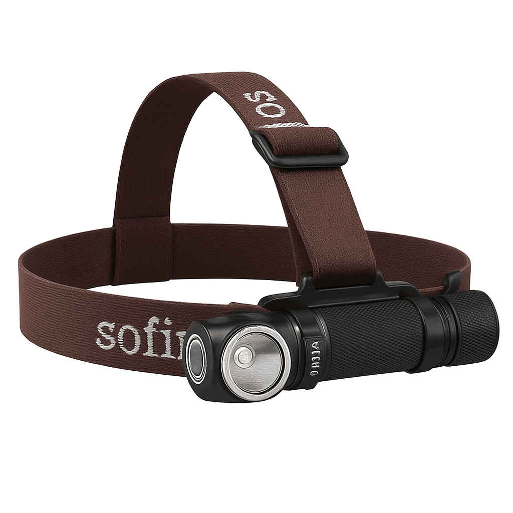 LED Headlamp 1200lm Rechargeable with Power Indicator and Magnet Tail-5000-5700K / Poland