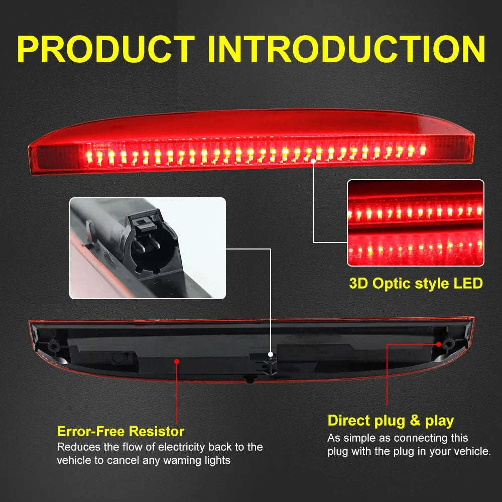 LED High Level Third Brake Light 1998-2014-1set RED LENS