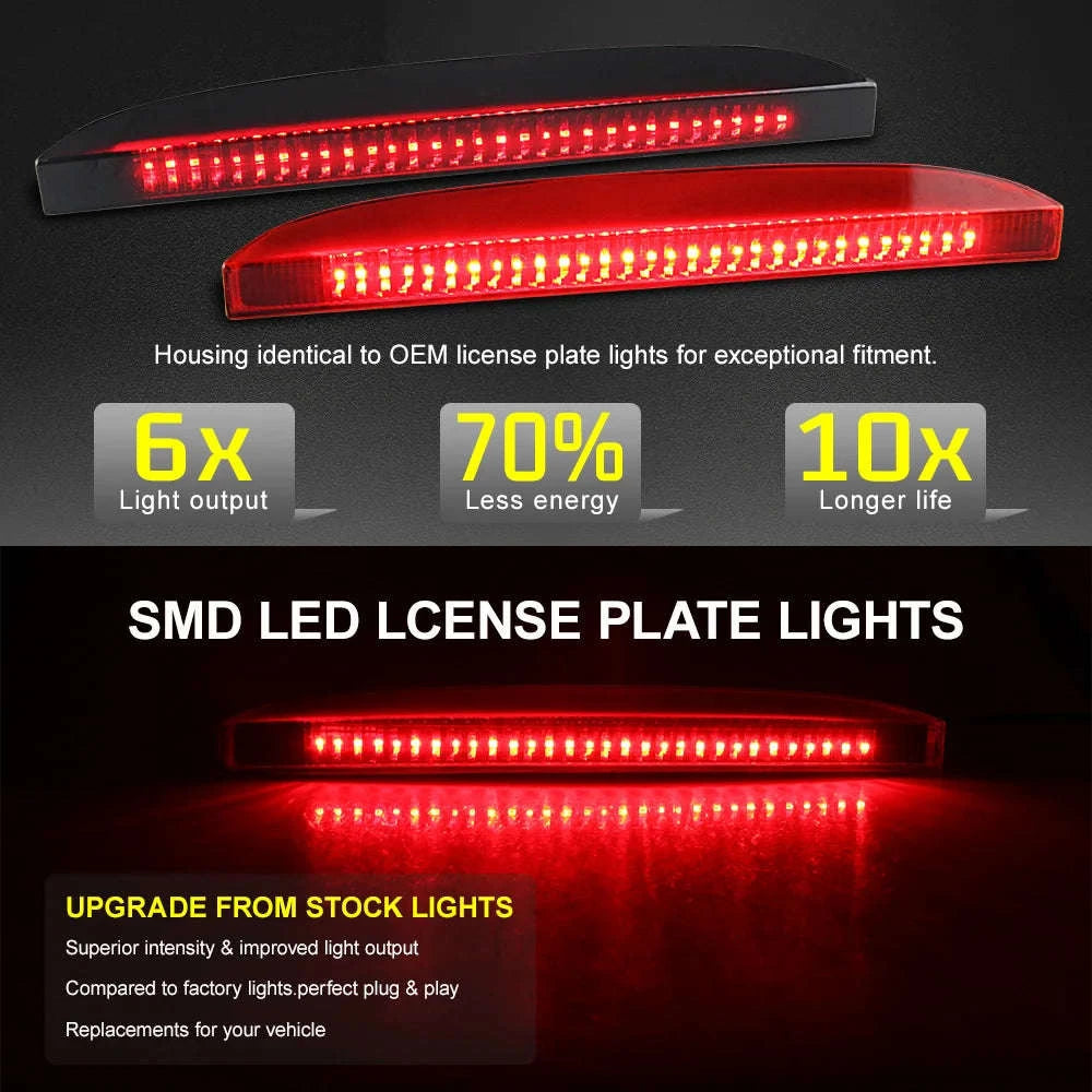 LED High Level Third Brake Light 1998-2014-1set RED LENS
