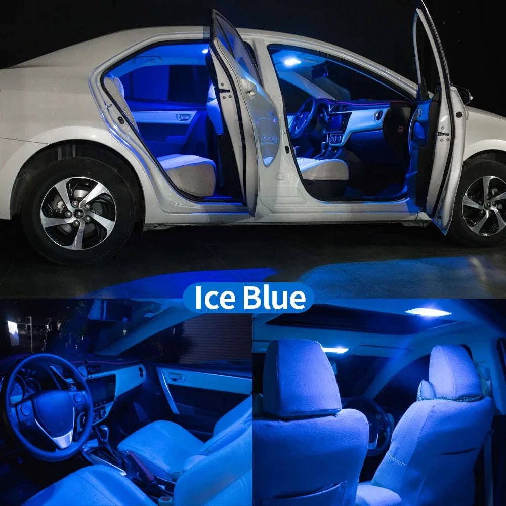 LED Interior Light Kit for 1 Series E81 E87 E82 E88 F20 F21 2003-2014-White / F20 F21 Hatchback 8P