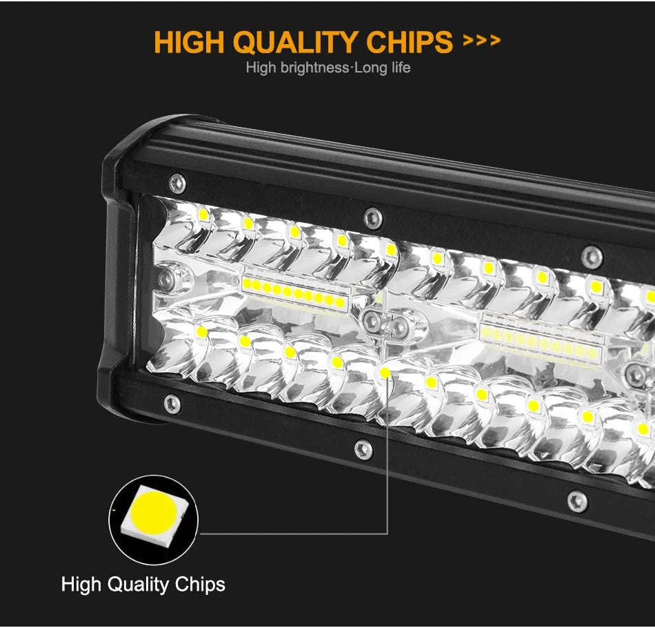 LED Light Bar Combo Beam 4-28 Inch for Off-Road Vehicles-1pc 20in 420w / Germany