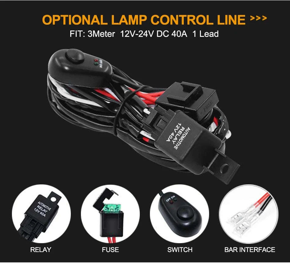 LED Light Bar Combo Beam 4-28 Inch for Off-Road Vehicles-1pc 20in 420w / Germany