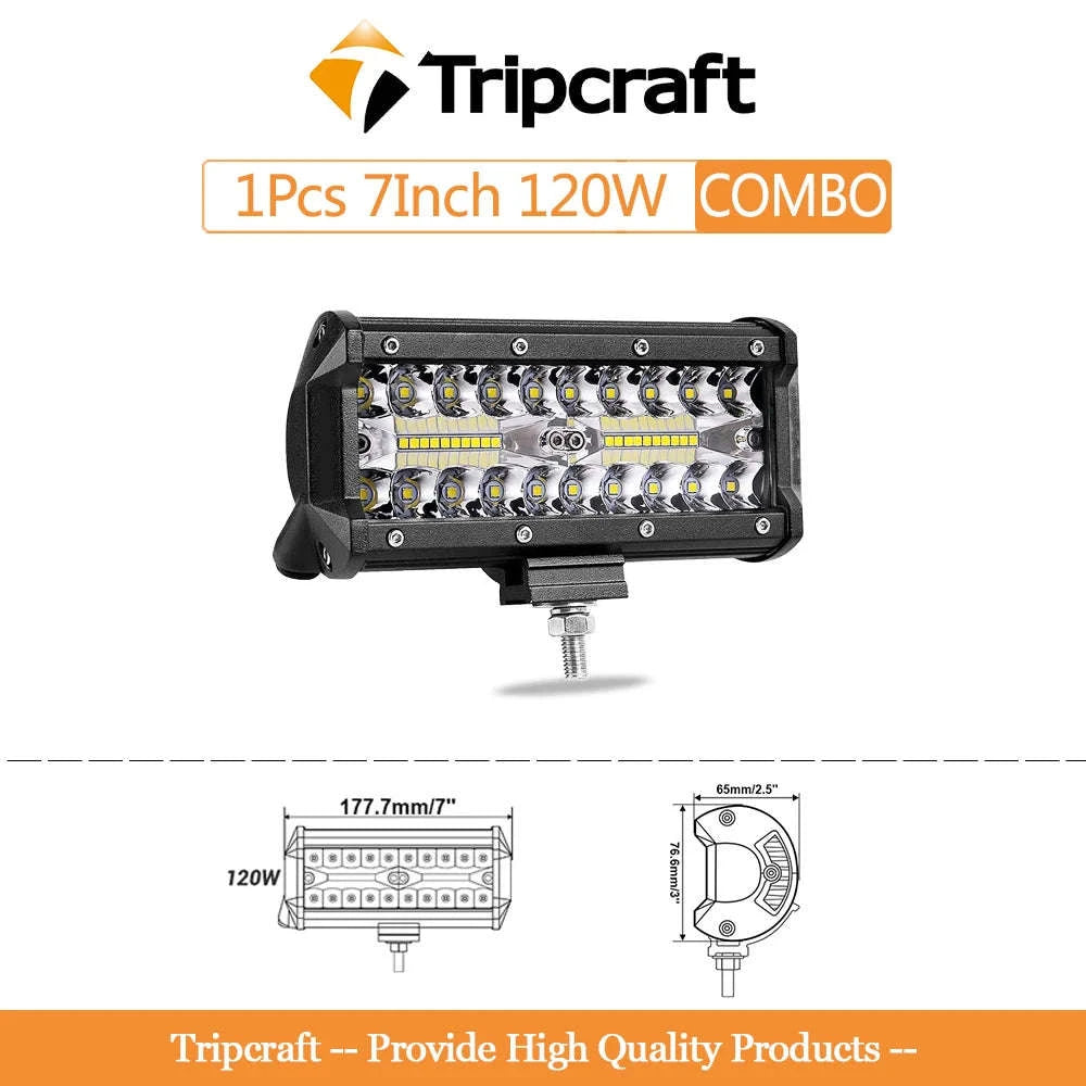LED Light Bar Combo Beam 4-28 Inch for Off-Road Vehicles-1pc 20in 420w / Germany
