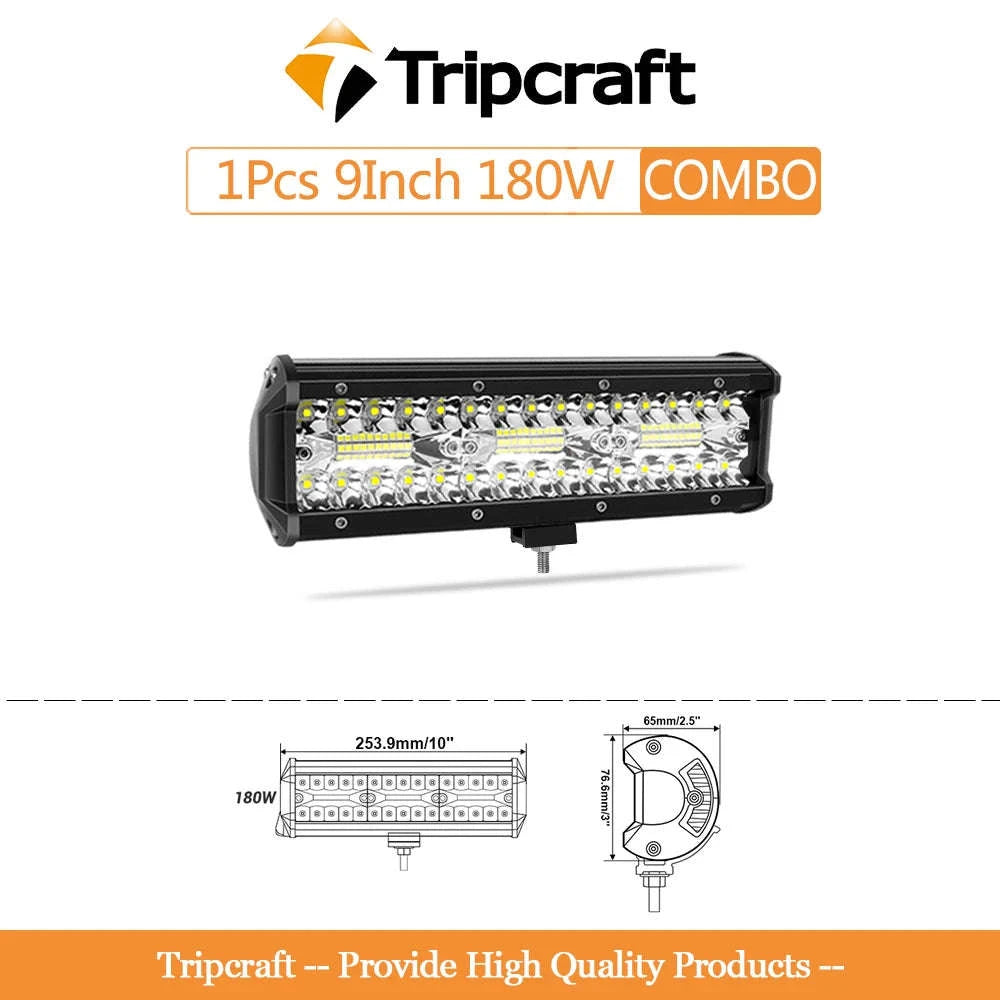 LED Light Bar Combo Beam 4-28 Inch for Off-Road Vehicles-1pc 20in 420w / Germany