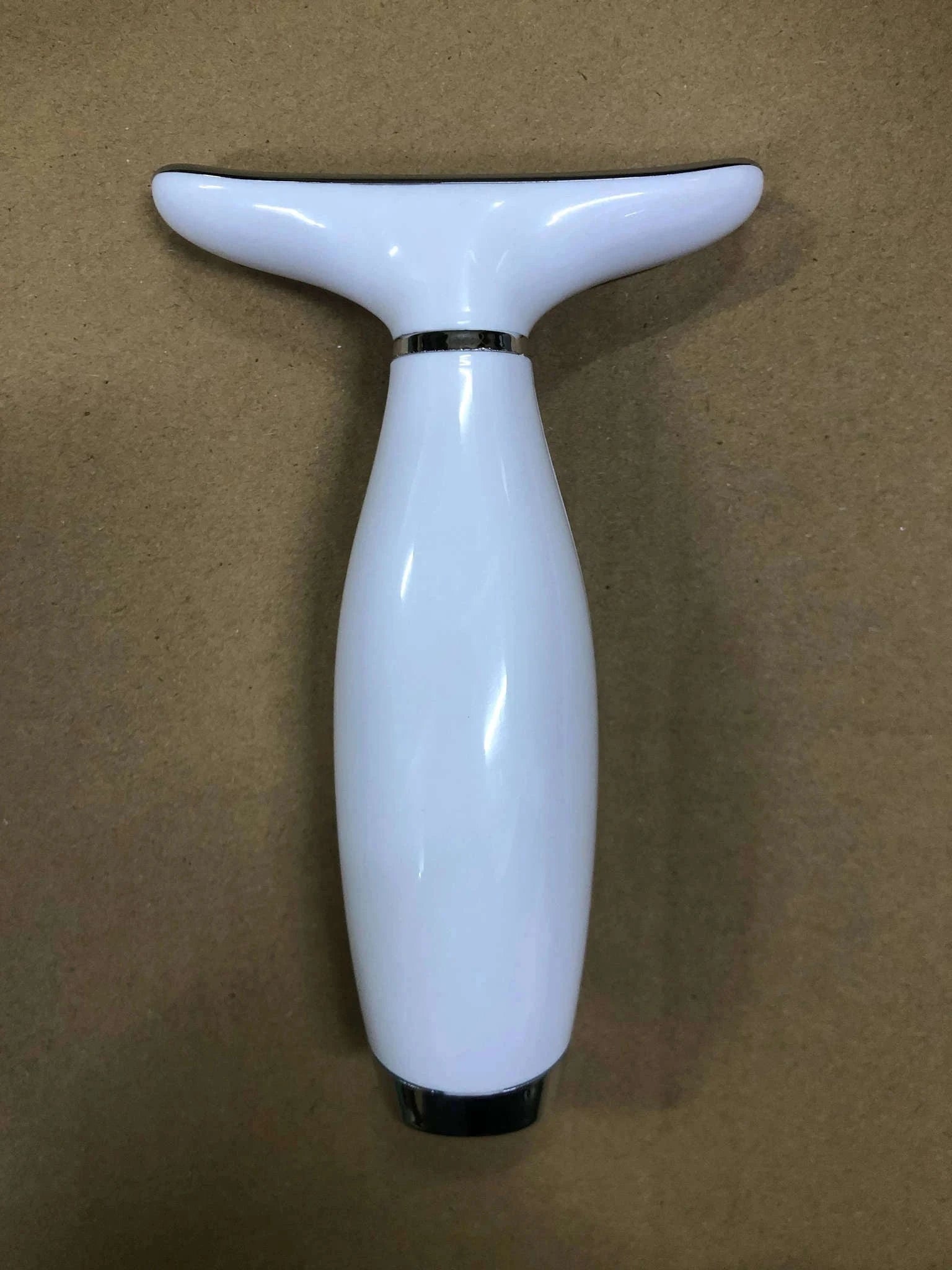 LED Light Therapy Face Neck Massager for Daily Skin Care-White