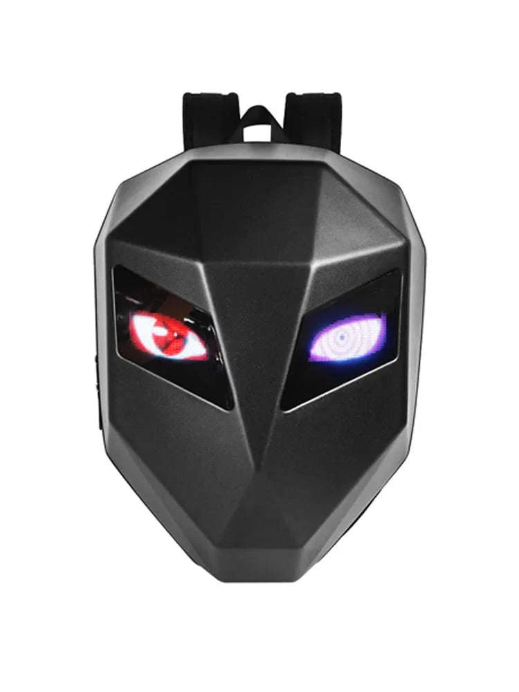 LED Motorcycle Backpack with Programmable Display & Hard Shell-black / france