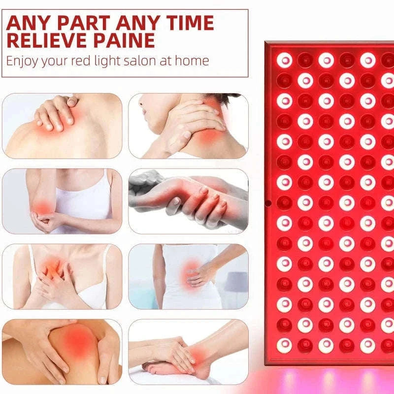LED Red Light Therapy Panel Lamp for Skin and Body Care-AU plug