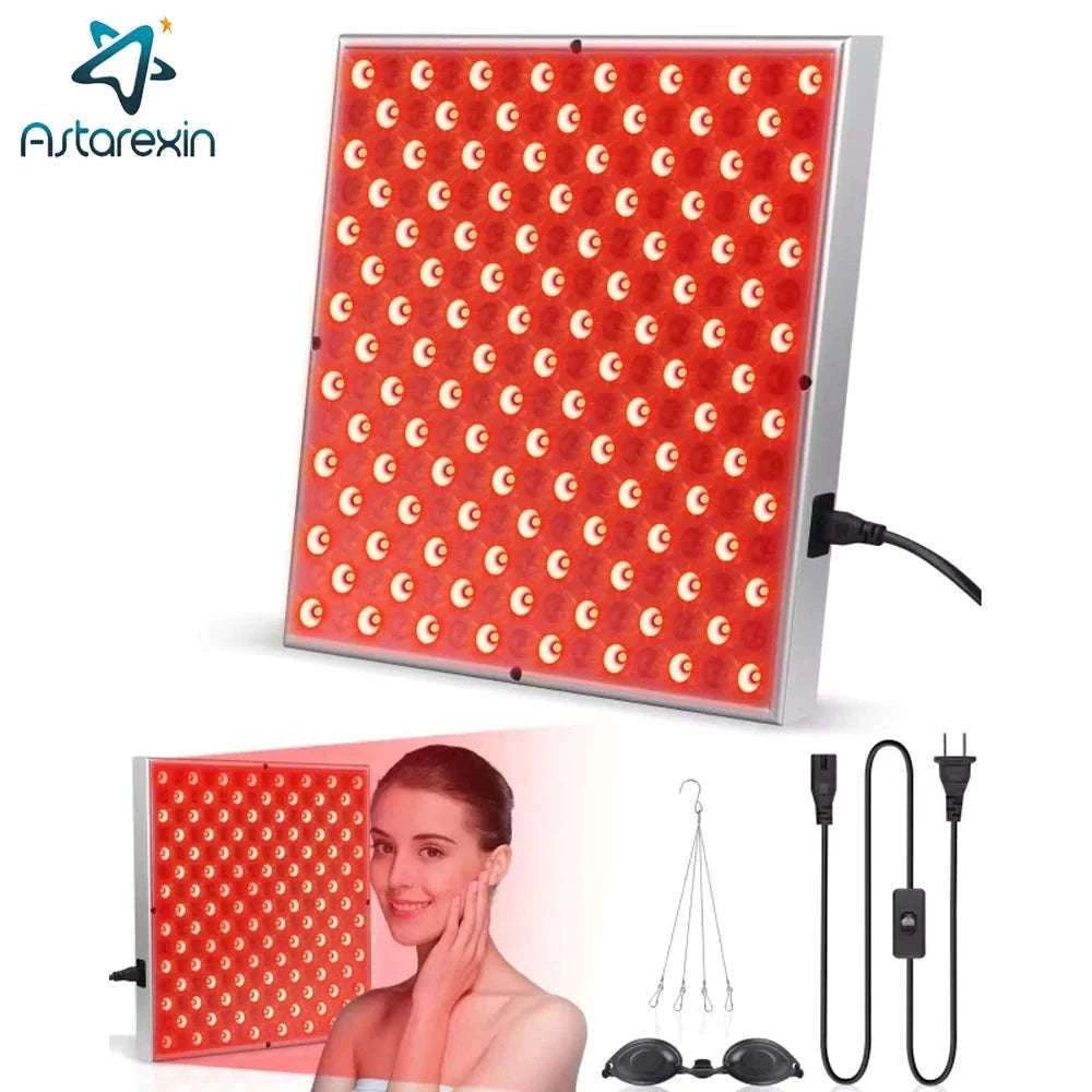 LED Red Light Therapy Panel Lamp for Skin and Body Care-AU plug