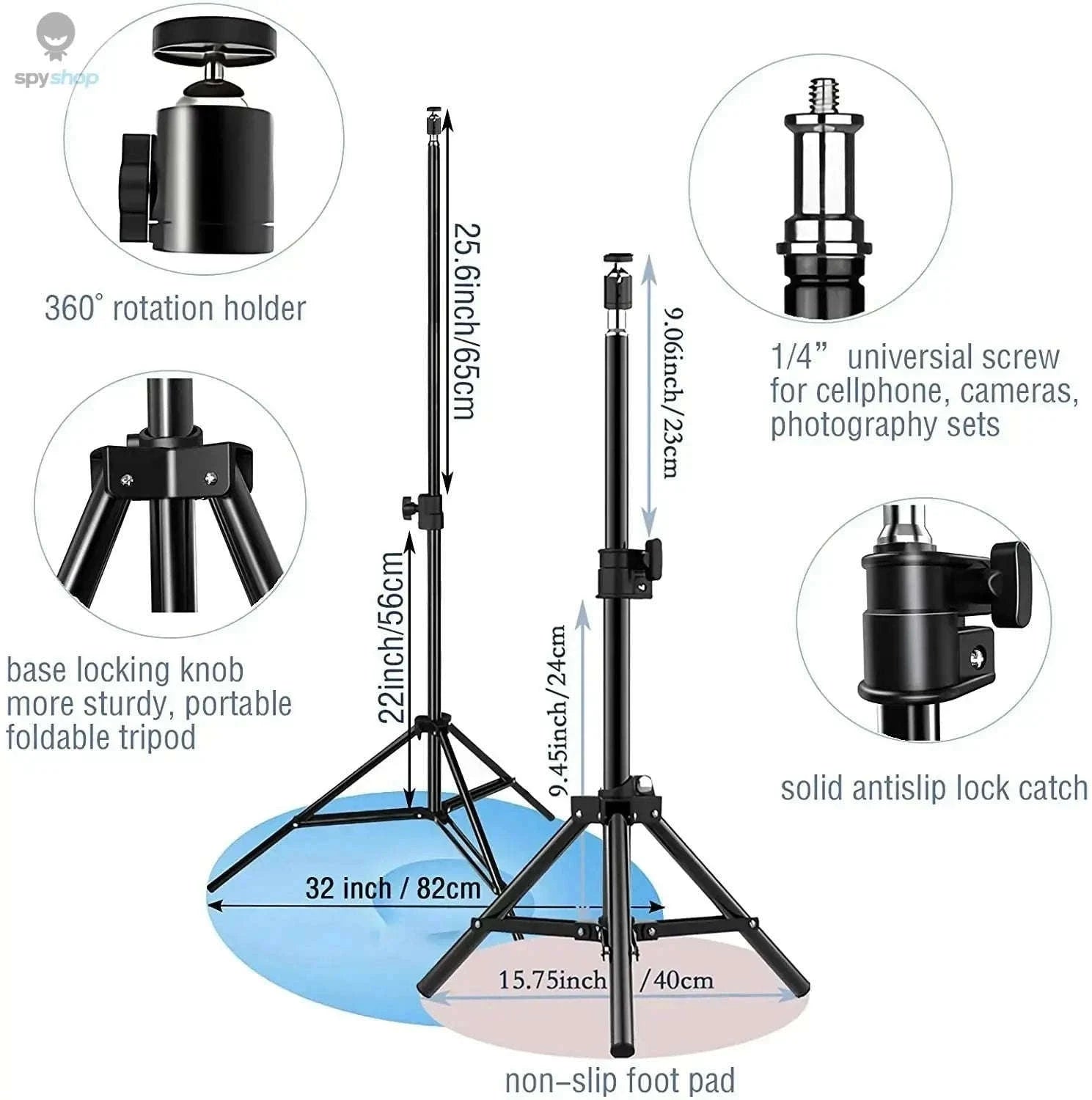 LED Selfie Ring Light for YouTube, TikTok, Live Streaming-D-16cm
