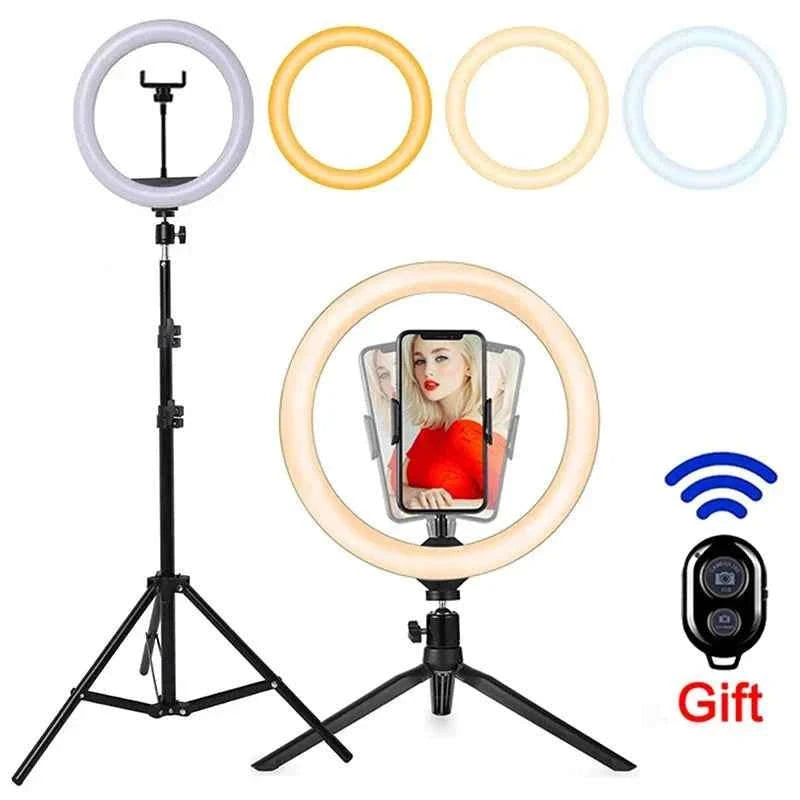LED Selfie Ring Light with Bluetooth Remote Control-C-16cm