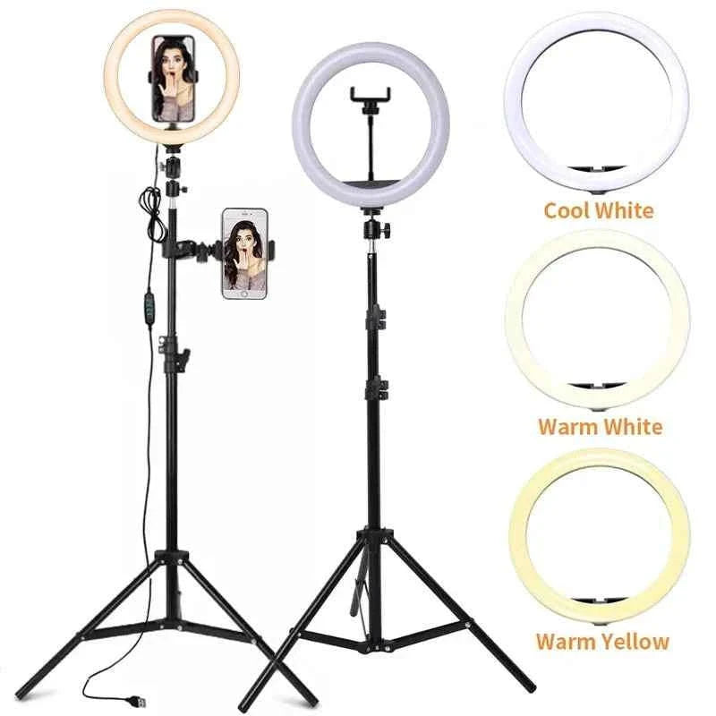LED Selfie Ring Light with Tripod and Remote Control-C-16cm