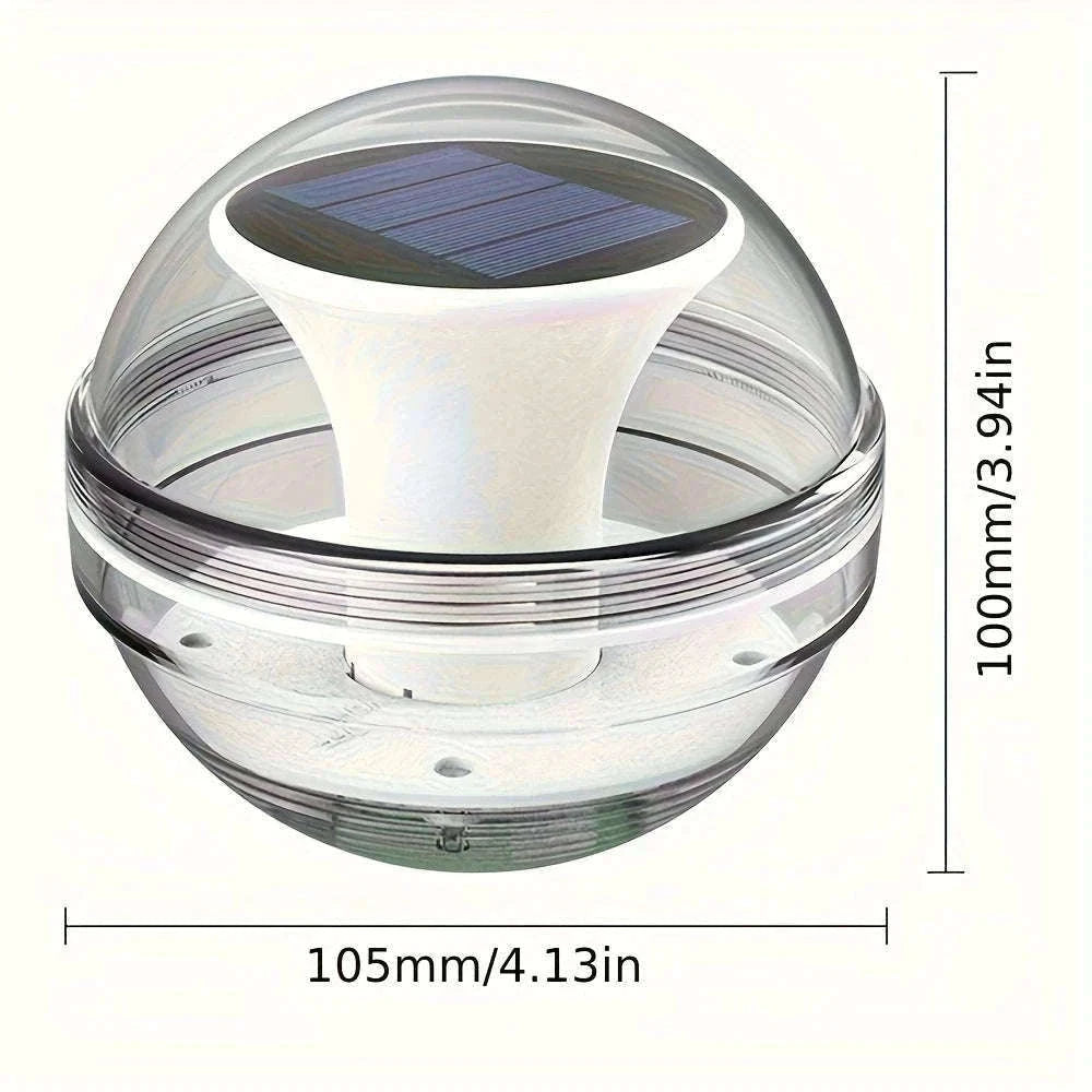 LED Solar Floating Pool Light for Colorful Outdoor Glow-Solar RGBW Lamp