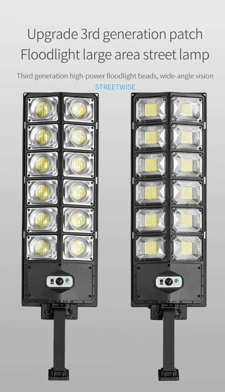 LED Solar Motion Sensor Lamp – Waterproof Outdoor Light-W789B-4