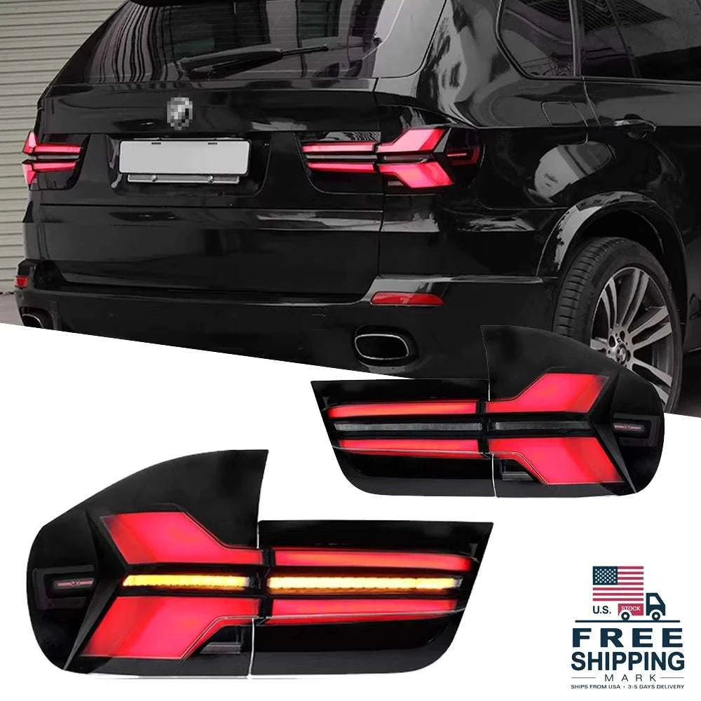 LED Tail Light Upgrade for BMW X5 E70 2007–2013 Dynamic Signal-United States / For X5 E70