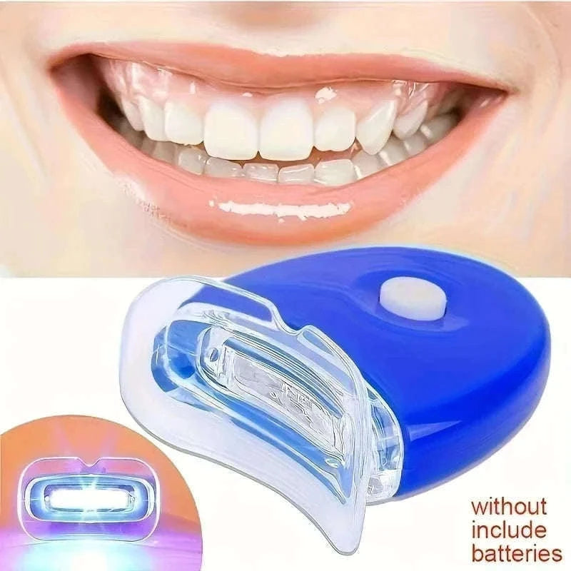 LED Teeth Whitening Light for Fast At-Home Brightening-blue