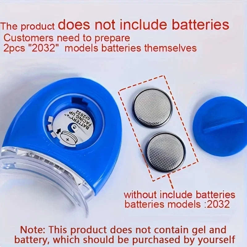 LED Teeth Whitening Light for Fast At‑Home Brightening-blue