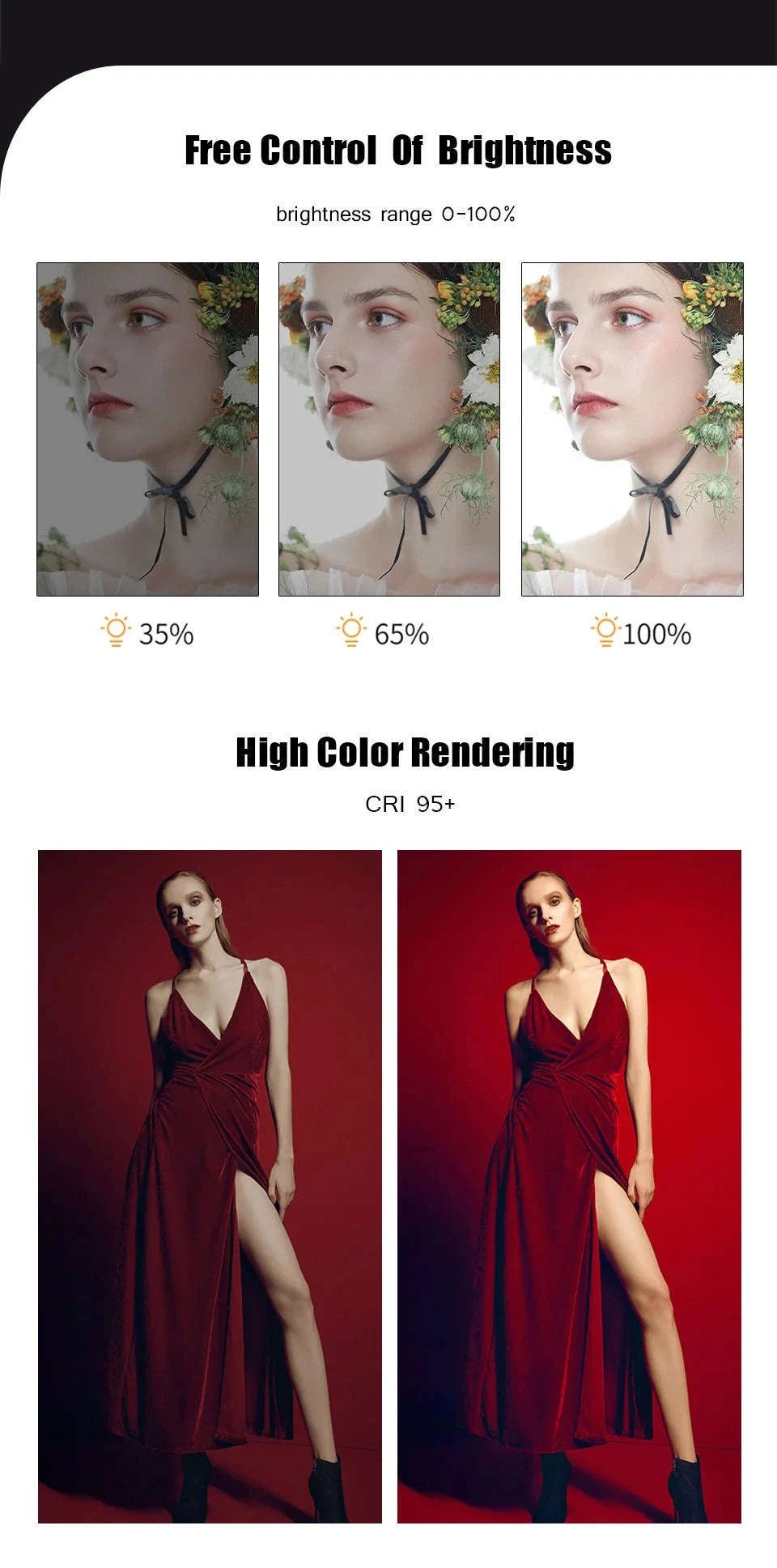 LED Video Light Panel Kit with Tripod & Color Filters 3300–5600K-2 pack 4 Filter / United States