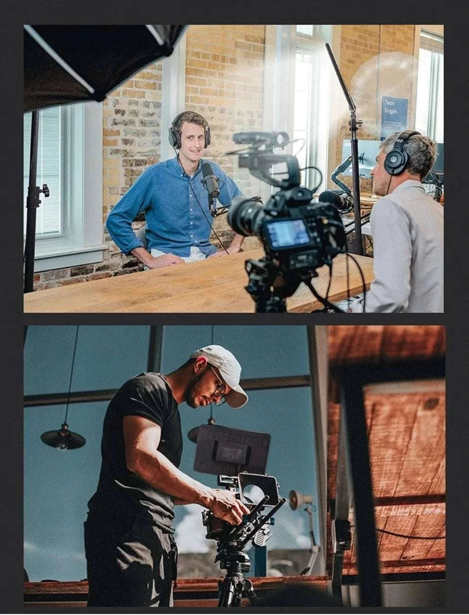 LED Video Light with Tripod for Streaming, Zoom & Photography-2 packs / United States