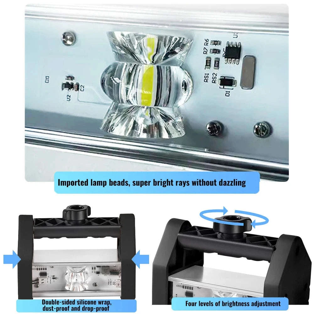 LED Wall Inspection Light for Paint Polishing & Surface Finishing-black / france