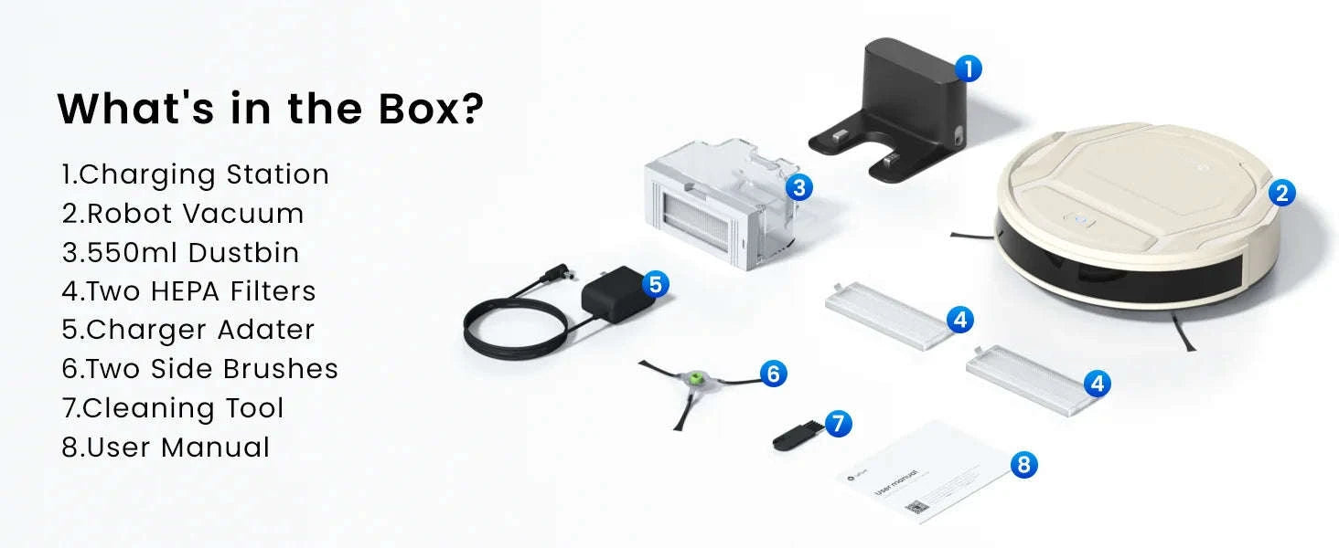 Lefant M210 Pro Robot Vacuum Cleaner-M210-T-white / EU / GERMANY