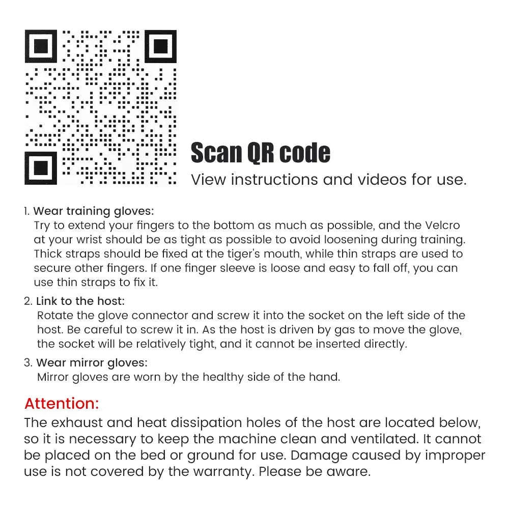 Left & Right Hand Finger Rehabilitation Robot Gloves for Stroke Recovery-Left XXL