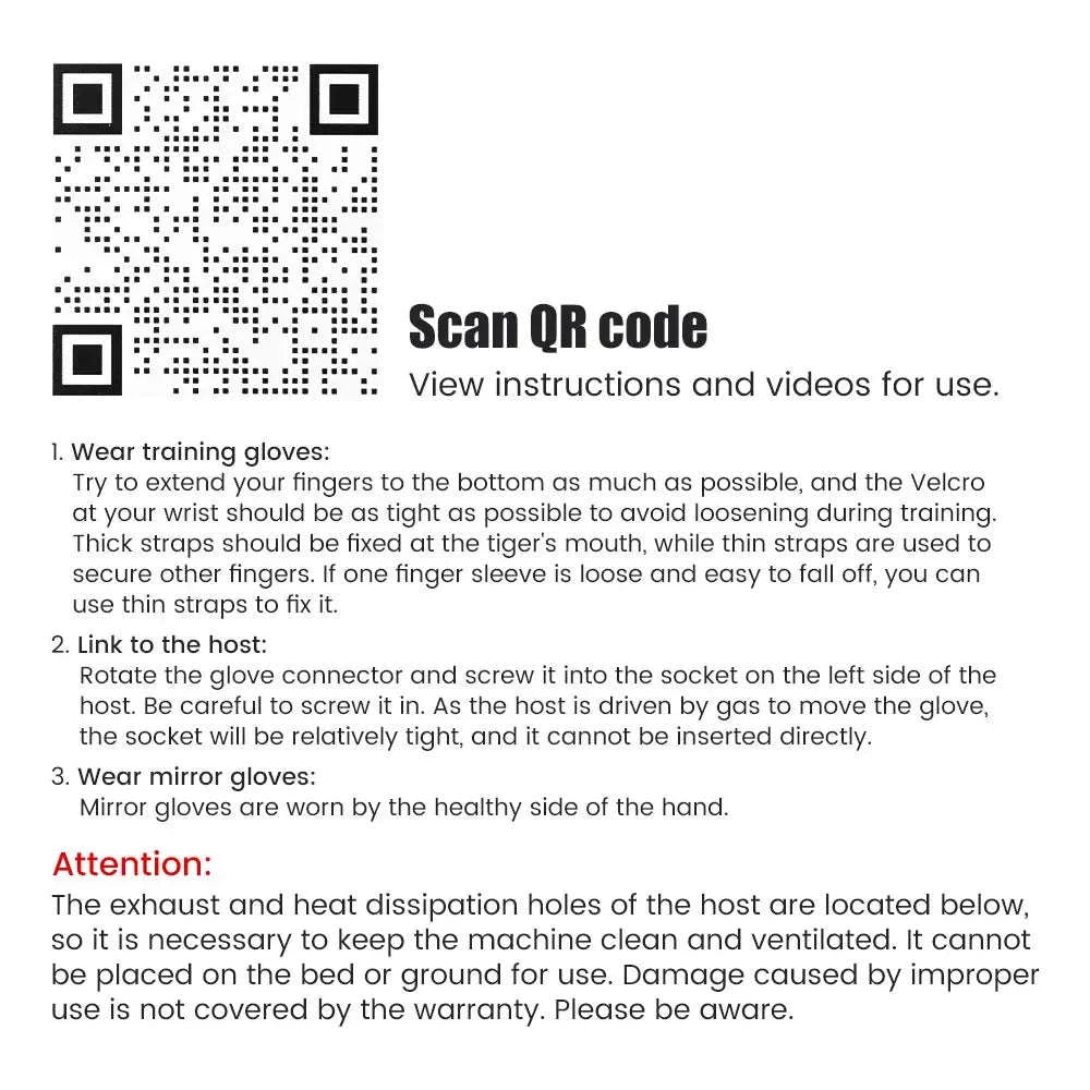 Left & Right Hand Finger Rehabilitation Robot Gloves for Stroke Recovery-Left XXL