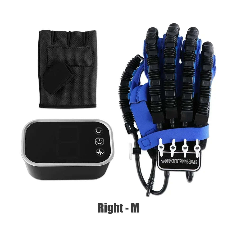 Left & Right Hand Finger Rehabilitation Robot Gloves for Stroke Recovery-Left XXL