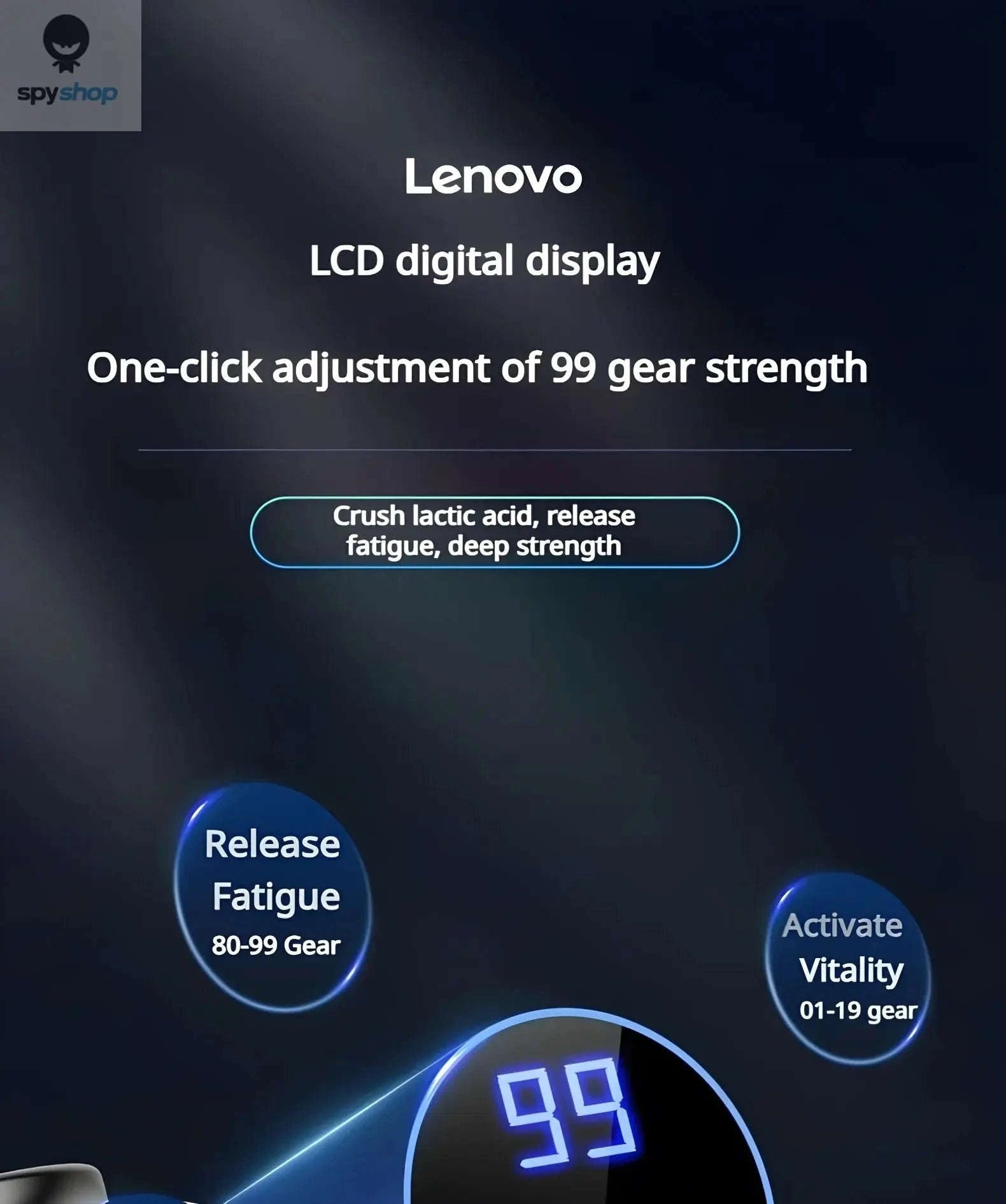 Lenovo Deep Muscle Fascia Gun-blue