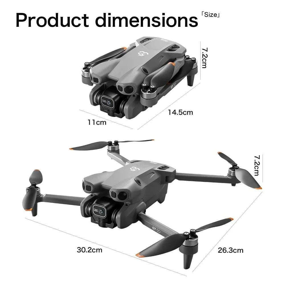 Lenovo GT50 8K Drone with 360° Obstacle Avoidance & 3KM Range-Grey-6K-battery-1