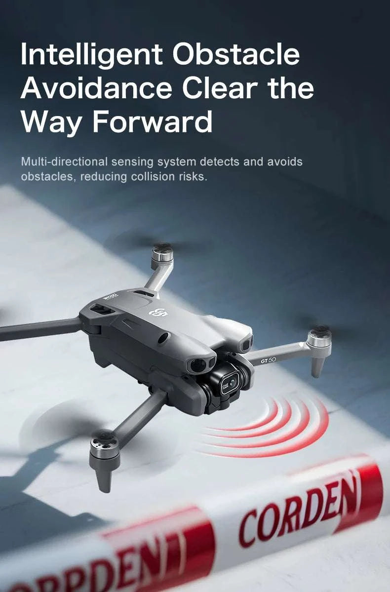 Lenovo GT50 8K Drone with 360° Obstacle Avoidance & 3KM Range-Grey-6K-battery-1