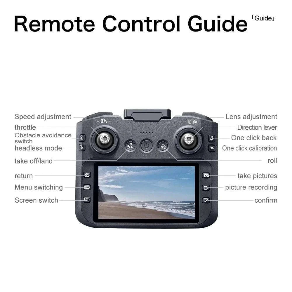 Lenovo GT8 8K Camera Drone with Screen, 3 Cameras & 3000m Range-8K-Screen-Battery3