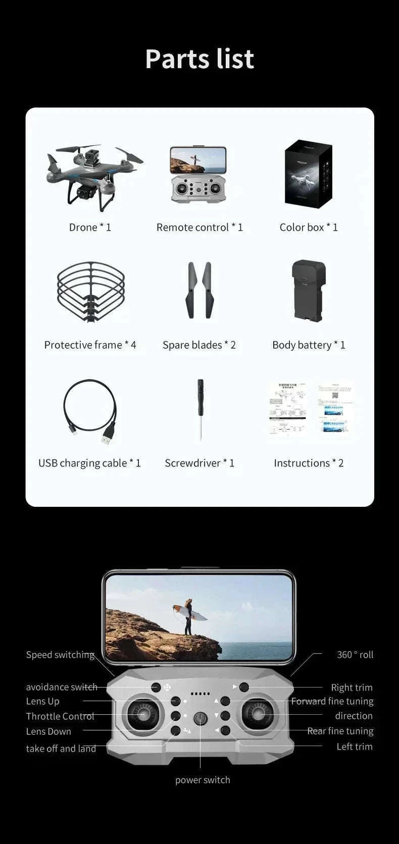 Lenovo Ky102 Drone with 8K Dual Camera and Obstacle Avoidance-8K dual 1B