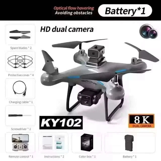 Lenovo Ky102 Drone with 8K Dual Camera and Obstacle Avoidance-8K dual 1B