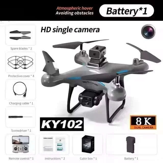 Lenovo Ky102 Drone with 8K Dual Camera and Obstacle Avoidance-8K dual 1B