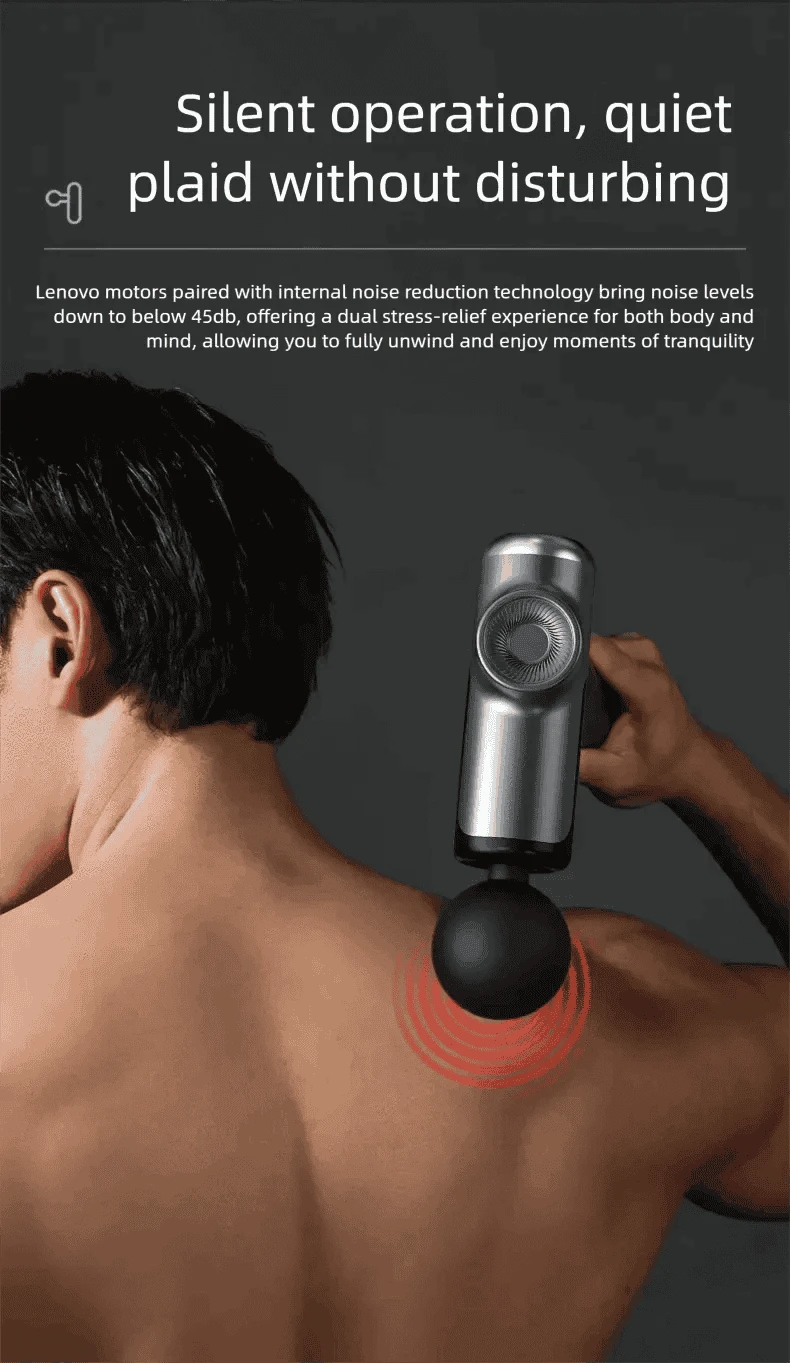 Lenovo N3 Deep Tissue Massage Device with LED Touch Control-High end travel bag / USB Type-C