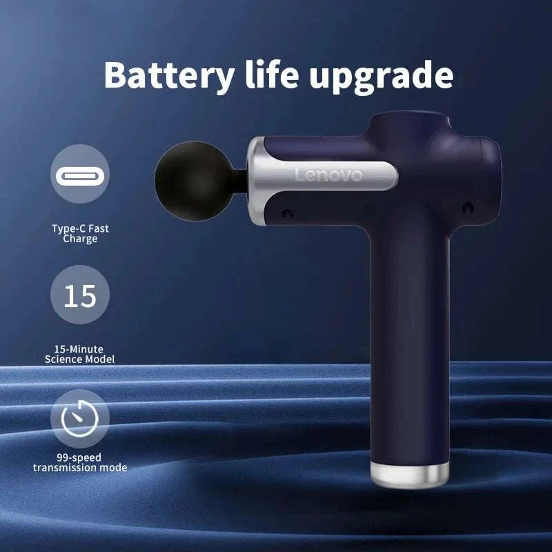 Lenovo N3 Deep Tissue Massage Device with LED Touch Control-High end travel bag / USB Type-C