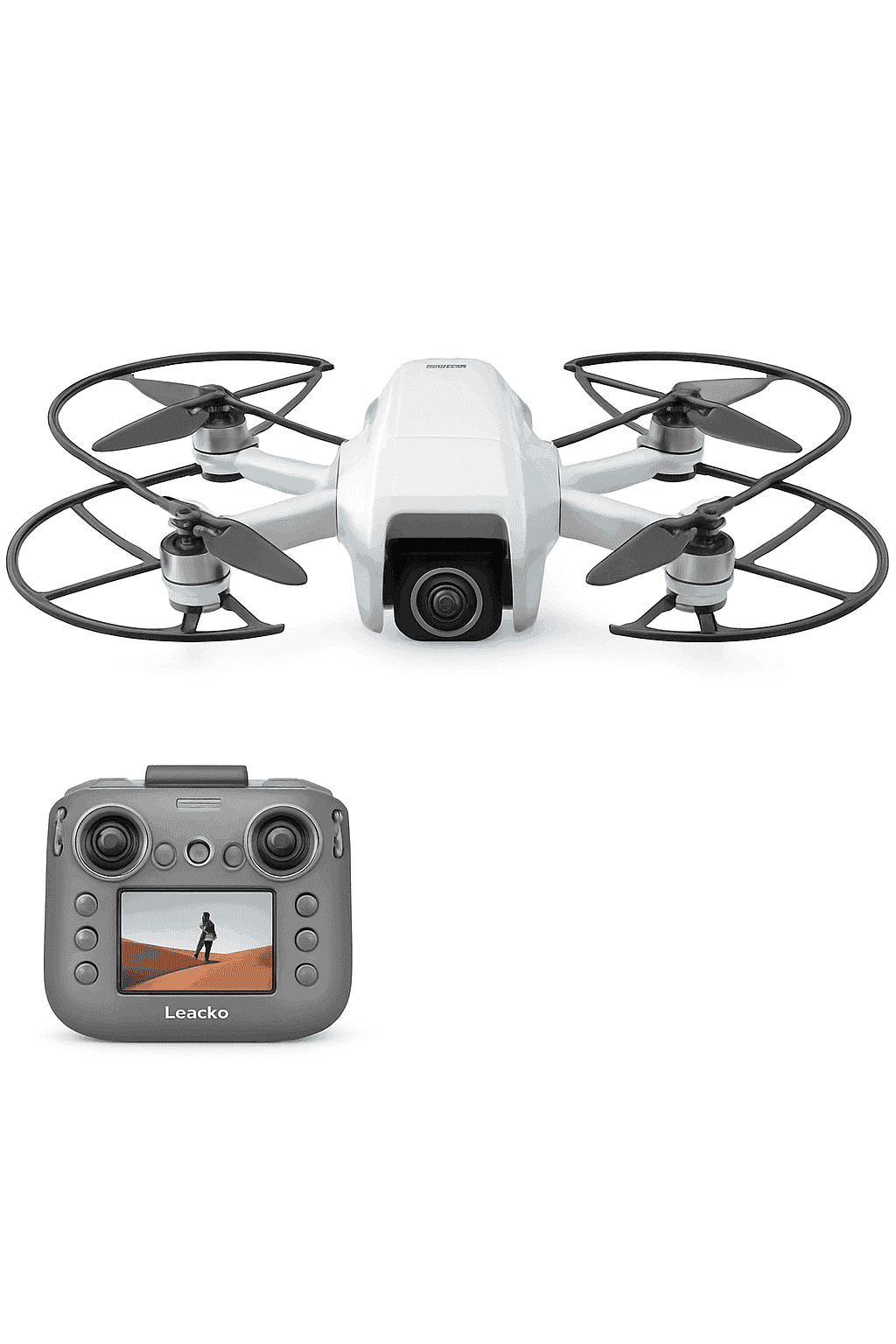 Lenovo V666 4K WiFi Drone with Obstacle Avoidance & Brushless Motor-Black-4k-battery-1