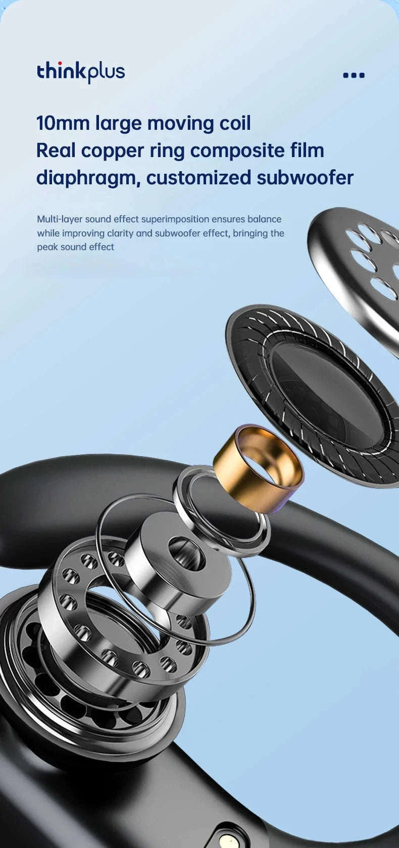 Lenovo XT80 Sports Wireless Earphones with Case Display-black